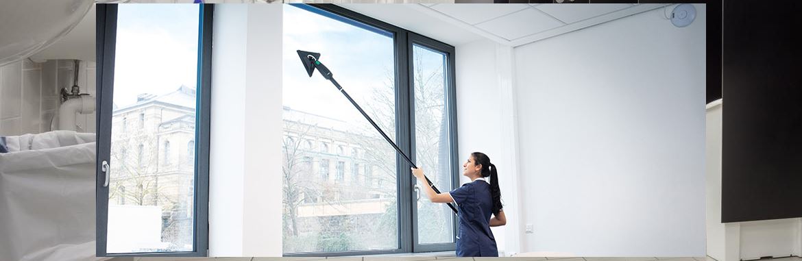 High glass and interior glass cleaning