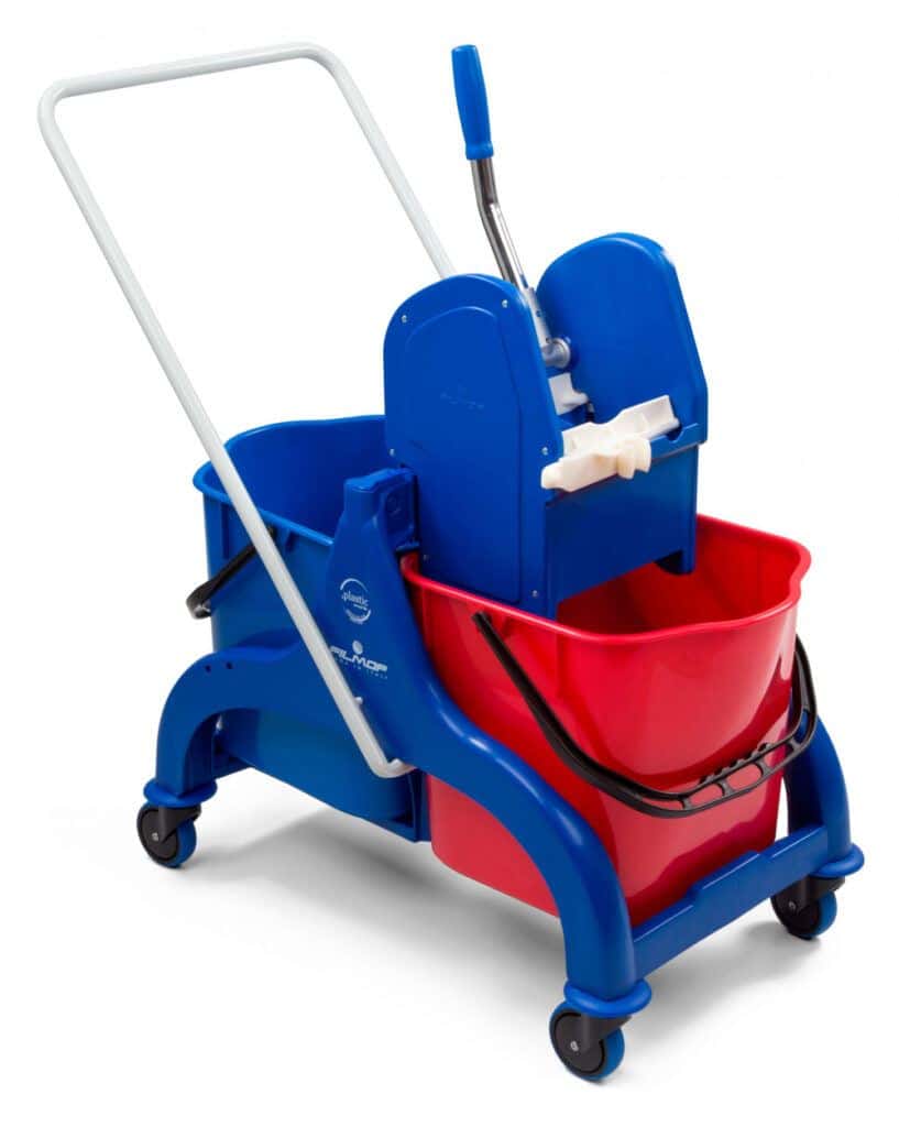 FRED – plastic trolley 50 L with painted push-bar