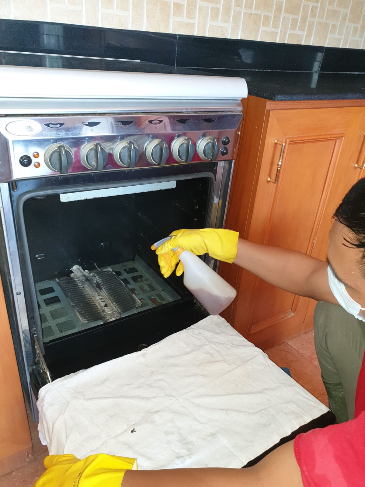 Oven and kitchen exhaust cleaning